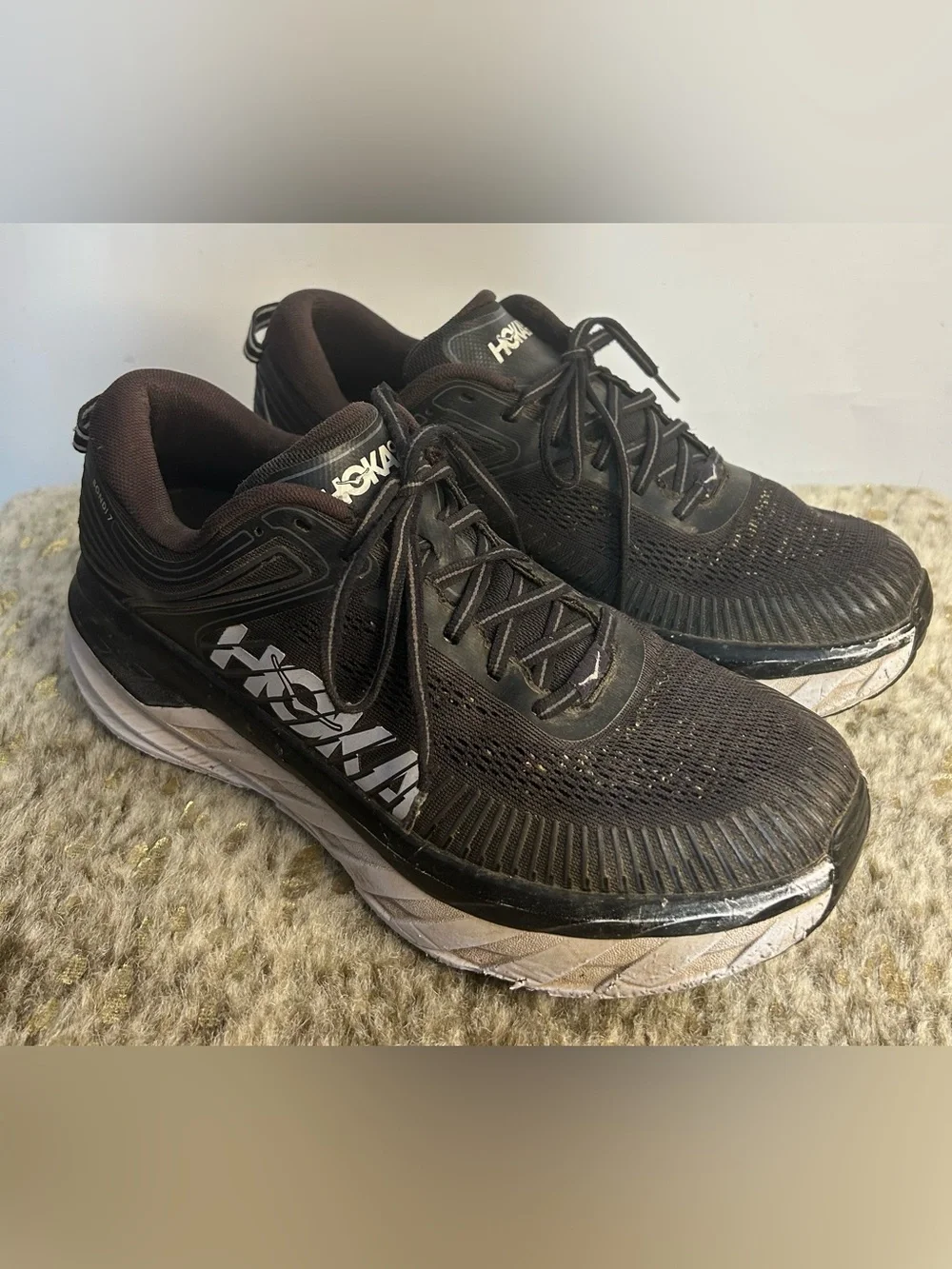 HOKA Black Mens Sneakers Size 10.5